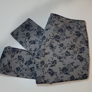 FREE with Purchase BUBBLEGUM Floral Print Skinny Jeans